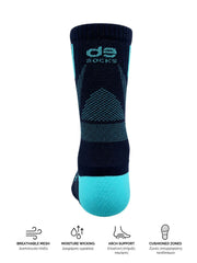 Running Socks – Short Crew – StrideRoad Lilac / Purple