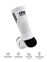 Running Socks – Short Crew – StrideRoad Lilac / Purple