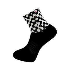 Αθλητικές κάλτσες ποδηλασίας τρεξίματος Chainlink με συμπιεστική εφαρμογής.