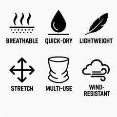 BytePattern Sports Buff Collar for Running Hiking & Outdoor