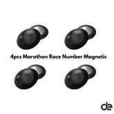 Μαγνητάκια Set Τρέξιμο 4 τεμαχίων για στερέωση bib, ιδανικά για δρομείς και ποδηλάτες. Ελαφριά και ανθεκτικά, αντικαθιστούν τις καρφίτσες.