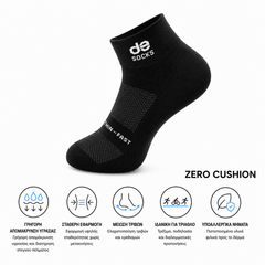 Αθλητικές κάλτσες για τρέξιμο & τριάθλο desocks ThinFast Black