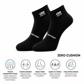 Αθλητικές κάλτσες για τρέξιμο & τριάθλο desocks ThinFast Black