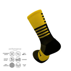 Κάλτσες Τρεξίματος WildStride με ενισχυμένη φτέρνα και πλέξη για διαπνοή, ιδανικές για μακρινές διαδρομές και προπόνηση.