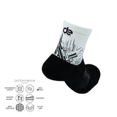 Αθλητικές κάλτσες Flowcut - Τρέξιμο short crew με αντικραδασμική προστασία και εργονομική εφαρμογή. Ιδανικές για δρόμο και trail running.