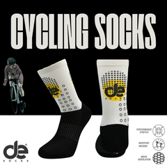 Cycling socks with Circles print