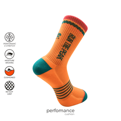 Αθλητικές κάλτσες για τρέξιμο Trail Run The Peak