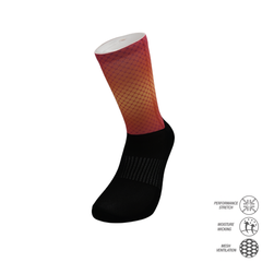 Grip printed cycling socks