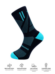Running Socks – Short Crew – StrideRoad Lilac / Purple