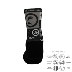 Running socks with YK Crew Print