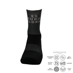 Running socks with YK Crew Print