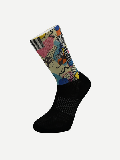 Κάλτσα Ποδηλασίας Mid Socks Colorful 1