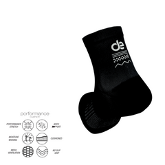 Dynamic Rain Colors Printed Crew Running Socks