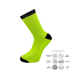 Performance Road Running Socks Crew Aero