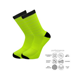 Performance Road Running Socks Crew Aero