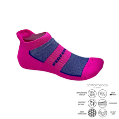 Κάλτσες τρεξίματος κοντές lime performance ankle socks