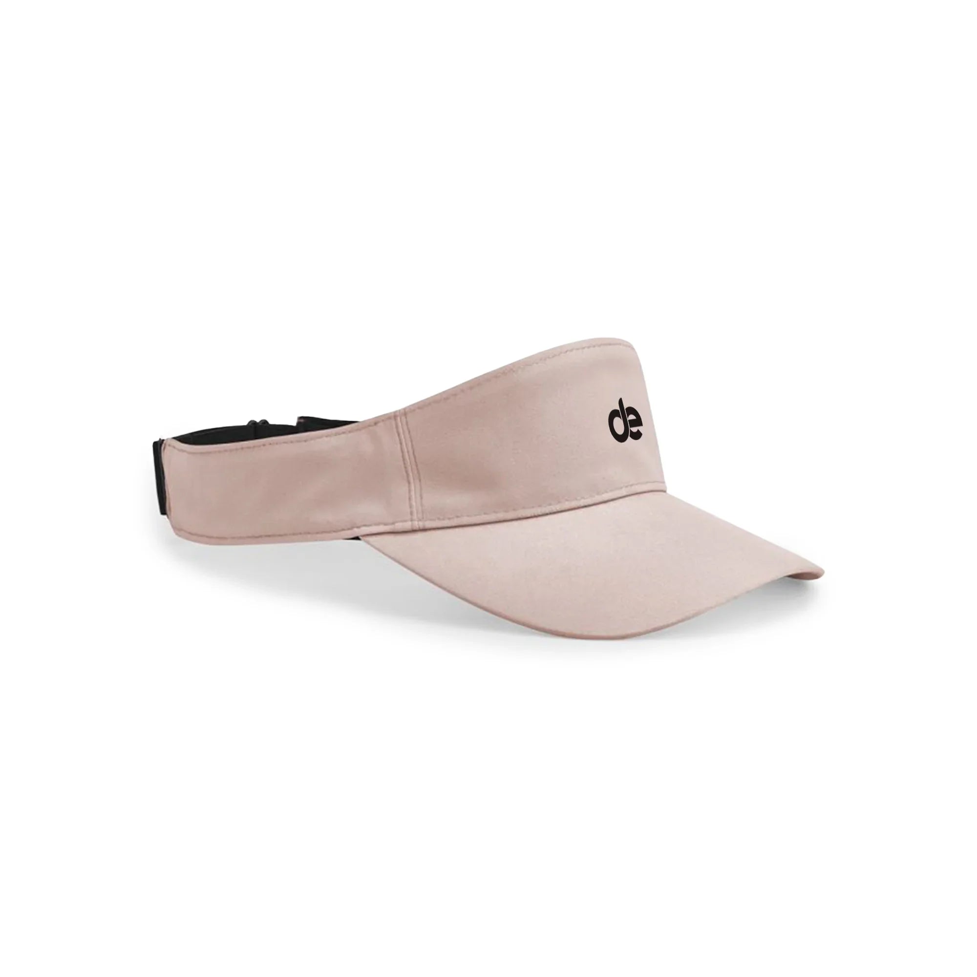 Καπέλο τρεξίματος visor unisex σε ροζ απόχρωση με λογότυπο, ιδανικό για padel, tennis και UV προστασία. Ελαφρύ και διαπνέον για outdoor χρήση.