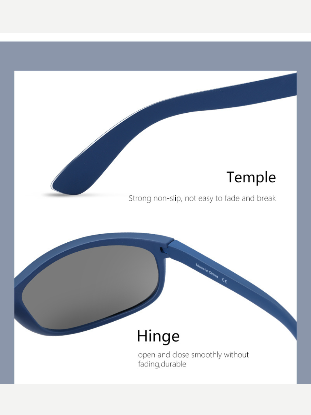 ZENOTTIC TR-90 Flexibled Polarized Sunglasses 3
