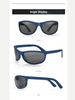 TR-90 Flexibled Polarized Sunglasses