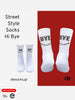 Hi Bye Street Style Mid High Socks
